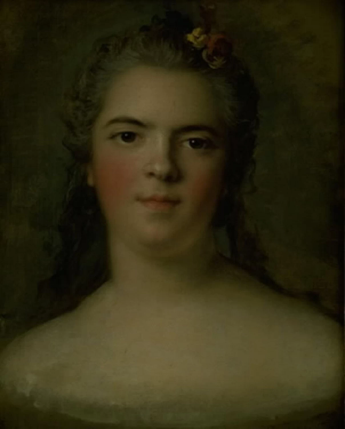 Ritratto di Luisa Elisabetta di Francia, figlia di Luigi XV, Madame Infante, duchessa di Parma, 1749 - Galleria Nazionale della Danimarca